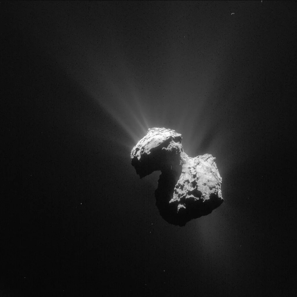 Comet 67P/Churyumov-Gerasimenko. Credit: ESA/Rosetta/NAVCAM