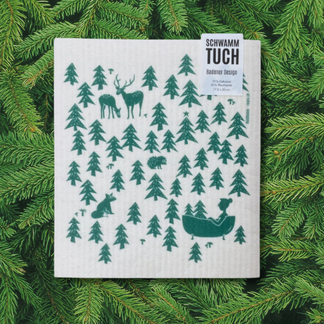 Waldbaden Schwammtuch ECO – Nachhaltig & Stilvoll