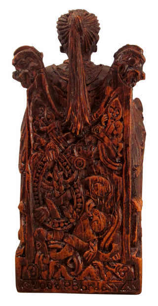 Seated Freya Statue Back.png