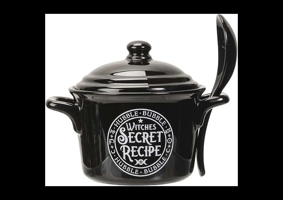 Witches Secret Recipe Soup Bowl by Alchemy