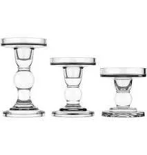 3 piece glass candle stick set.jpeg