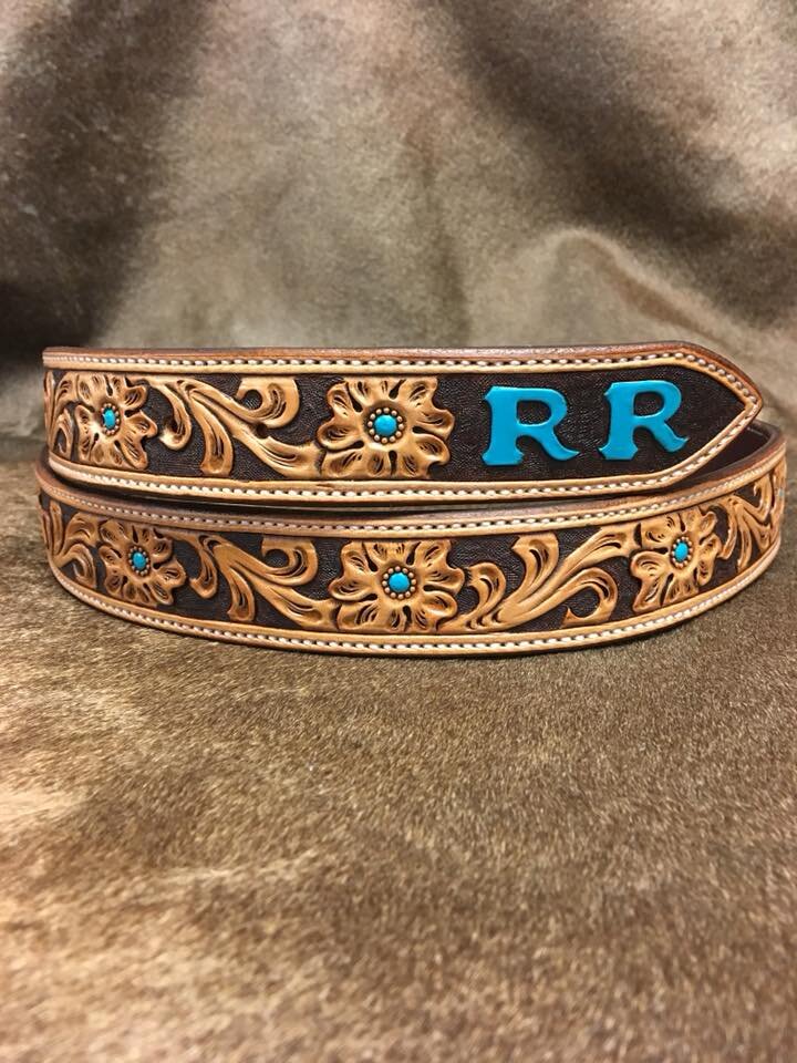 Custom Tooled Belt