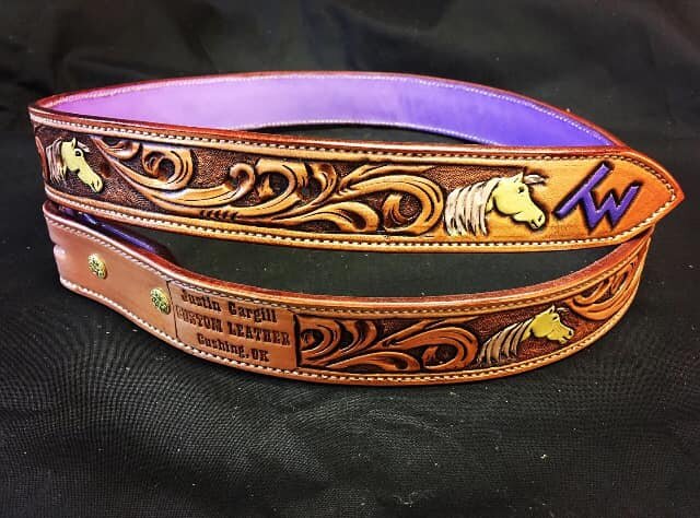 Custom Western Belt Cowboy Leather Belt Personalized Gifts For Mens X55