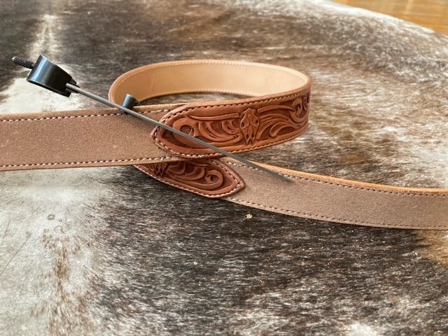 Crawford Custom Leather - Check out this LV belt with Tooled ends