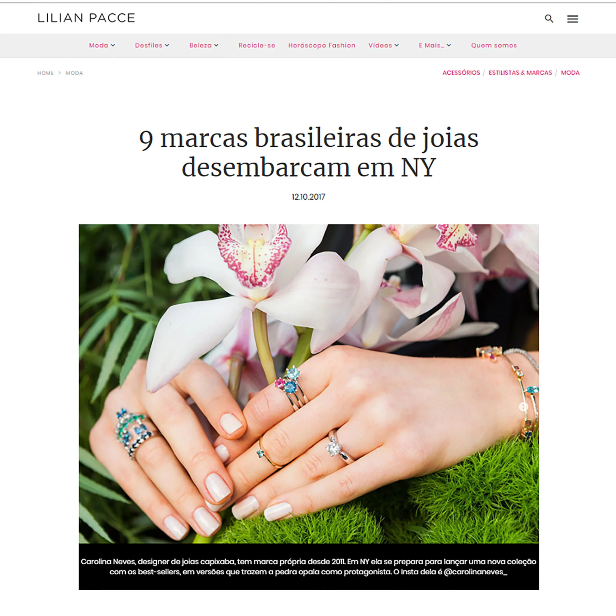 Lilian Pacce, oct 2017