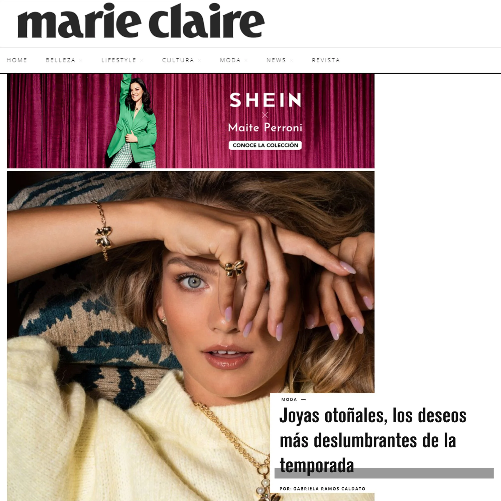Marie Claire MX, oct 2022 