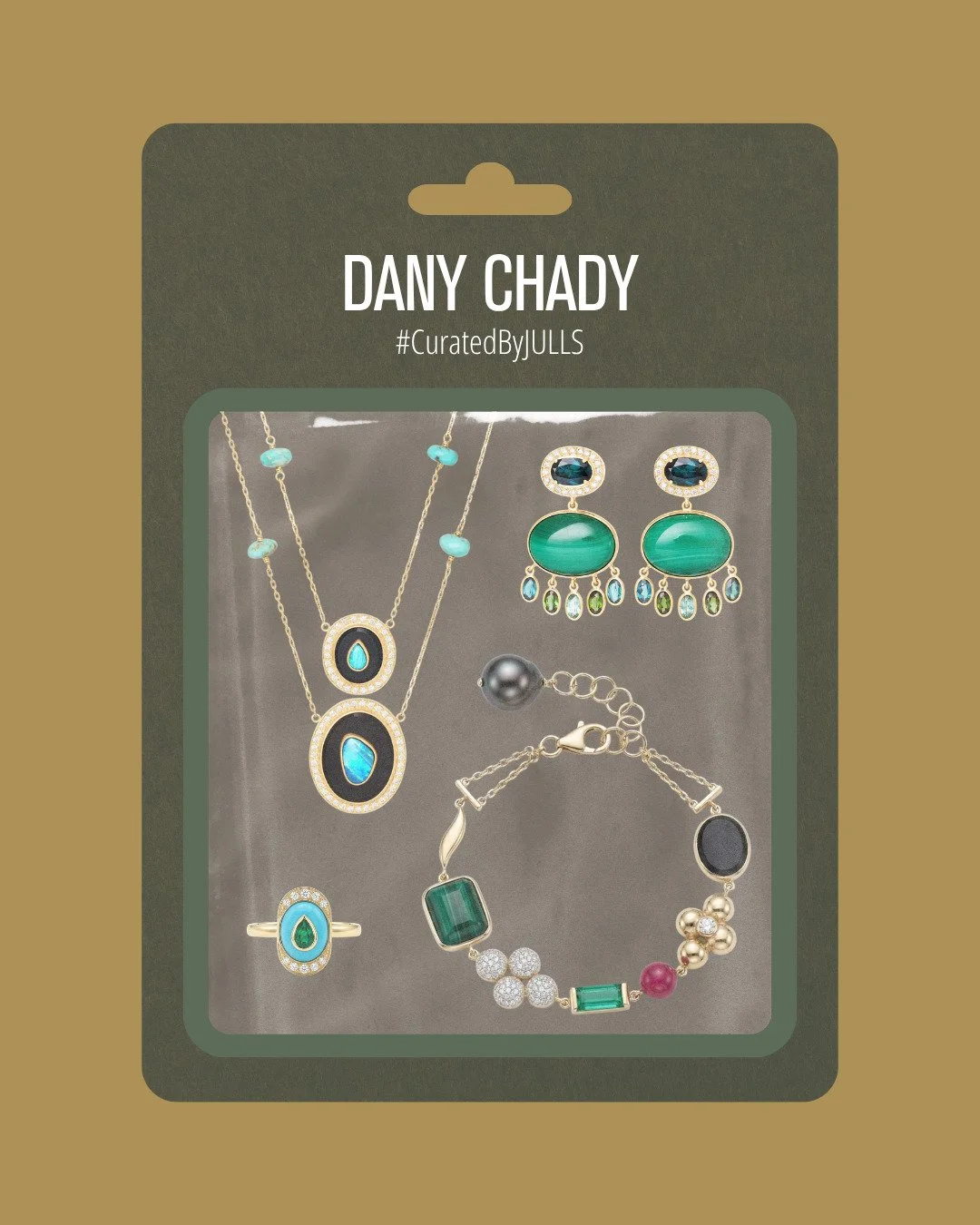 Styling with @danychady
Joias autorais que trazem gemas naturais, cor e bossa. Do Rio para o mundo.
Confira a sele&ccedil;&atilde;o de joias da @danychady #CuratedByJULLS
___

Styling with @danychady
Authorial jewelry that feature natural gemstones, 