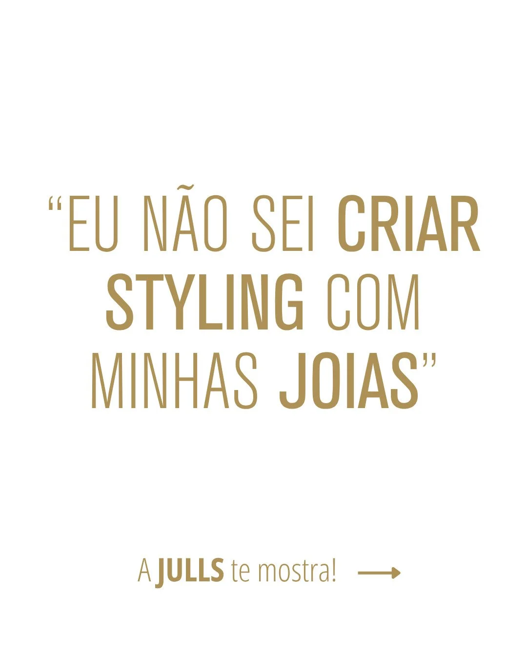 O styling da JULLS celebra o melhor do design autoral e mix de marcas e estilos: nossa curadoria re&uacute;ne diferentes marcas autorais para que voc&ecirc; possa explorar estilos, misturar cores e gemas, e descobrir novas formas de se expressar atra