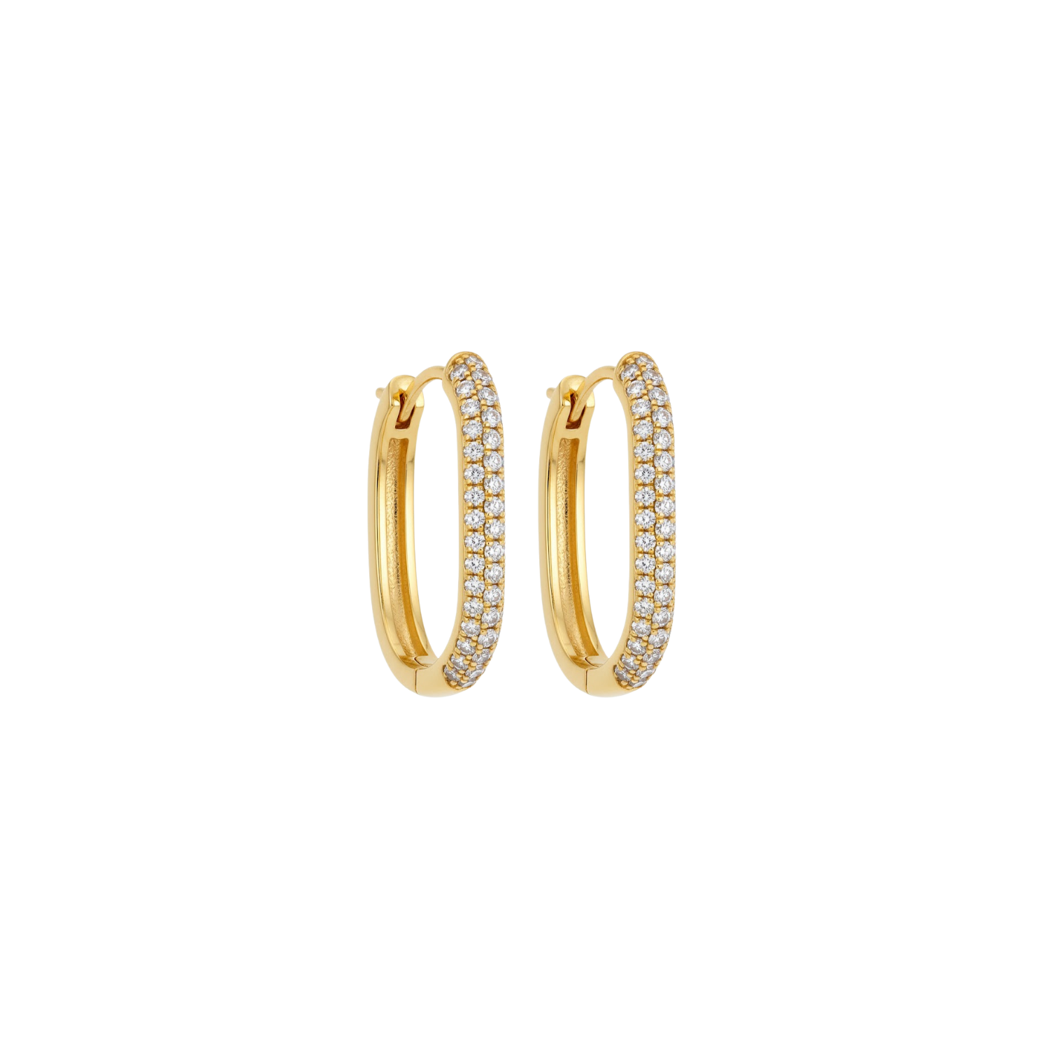 Argola Pavê Diamantes