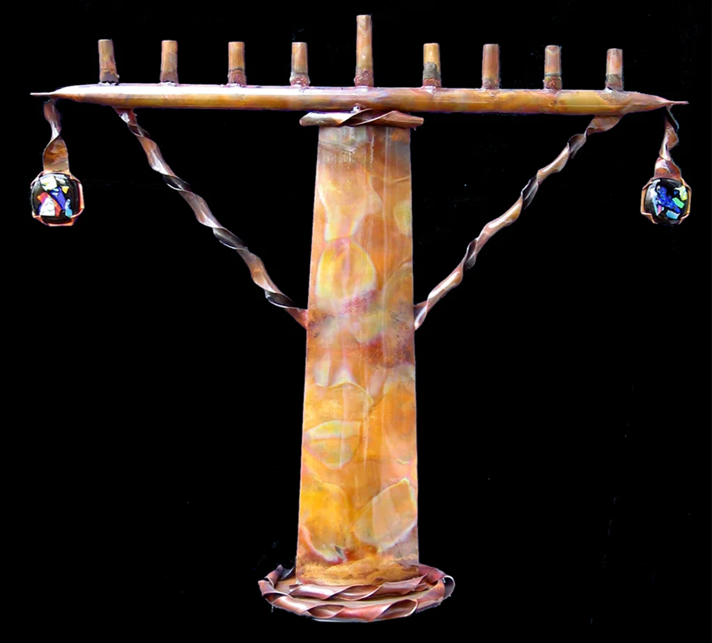 Copper Menorah