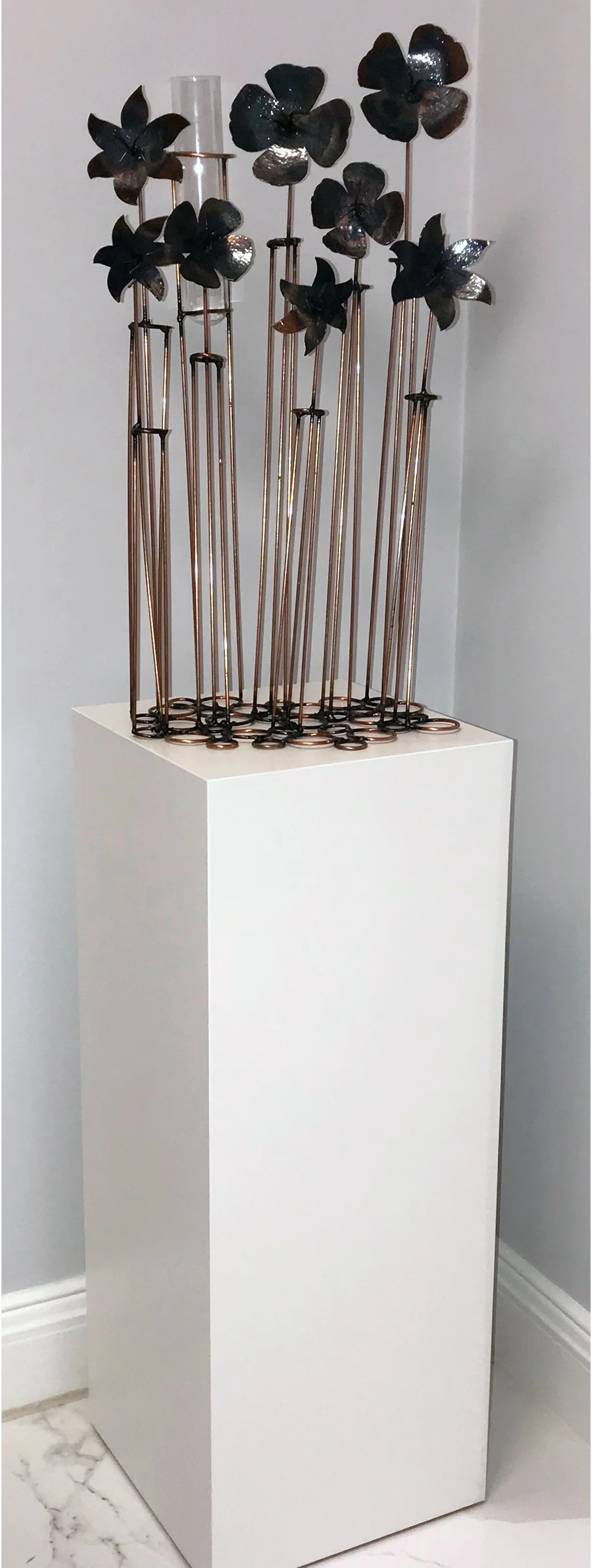 Floral Sculpture Vase