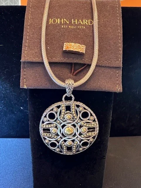 .John Hardy .925 sterling silver / 22K Necklace - $545.00