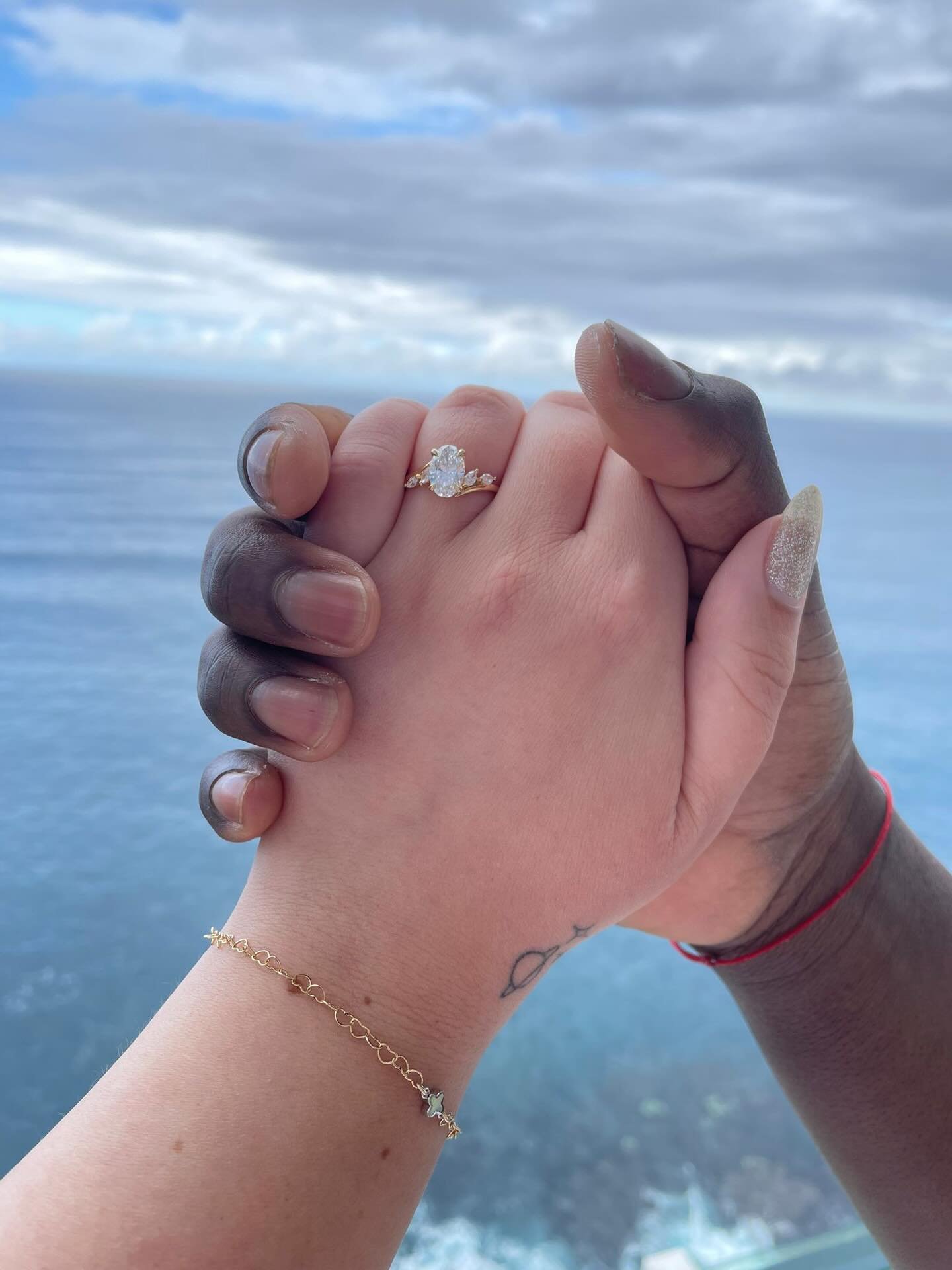So something super exciting happened on our holiday last night!! 🥹🤭

The perfect proposal with the most stunning backdrop, I feel so unbelievably lucky ☁️❤️

Just a reminder I&rsquo;m away until 30th March (in my new little fianc&eacute;e bubble no