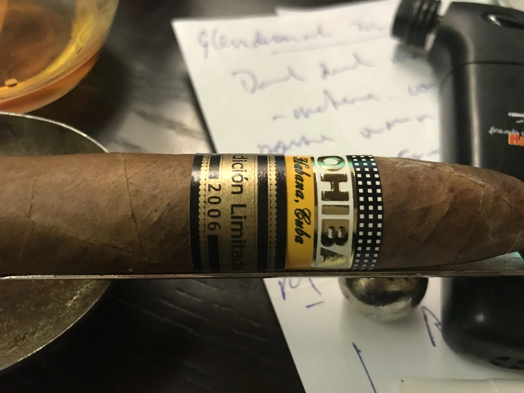 Cohiba Pyramide LE 2006/Glendronach 21-Year-Old Parliament Single Malt – Travels and the Bank