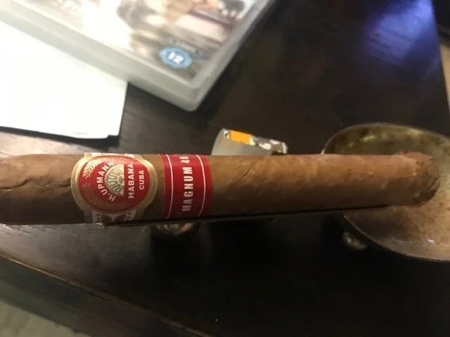 The Corona Gorda Crush (well, I couldn’t think of a better name) – H. Upmann Magnum 46 – Holgate Double Trouble - Equipo Navazos ‘La Bota de Ron’ No 65.&nbsp;