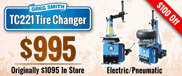 Tire Changer Sale Email Advertising Artwork