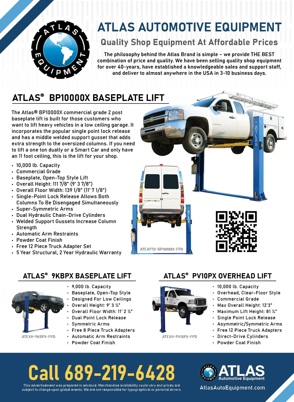 Atlas brand Shop Owner magazine advertisement