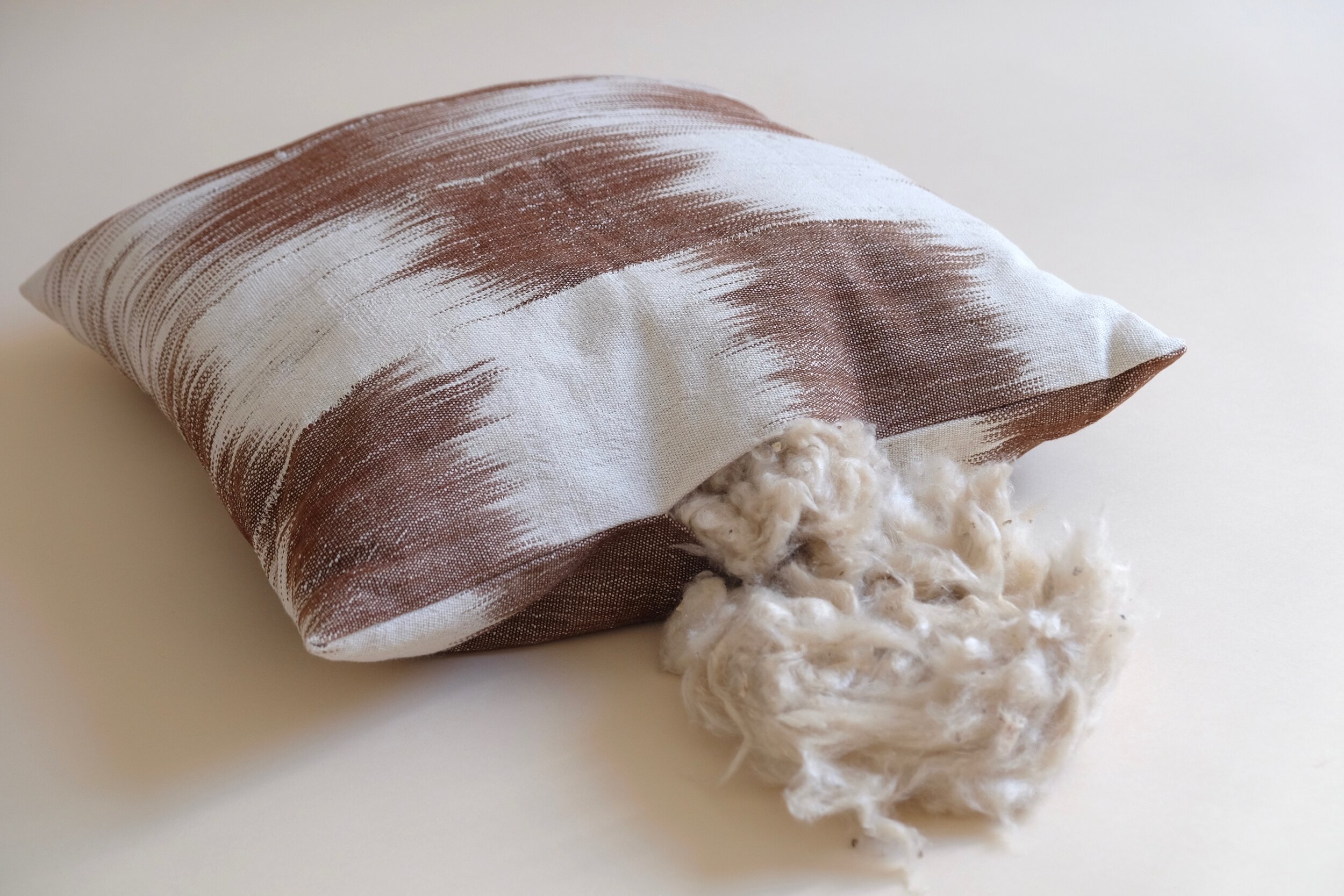 Coussin et tapis de méditation rempli de fibres naturelles de coco