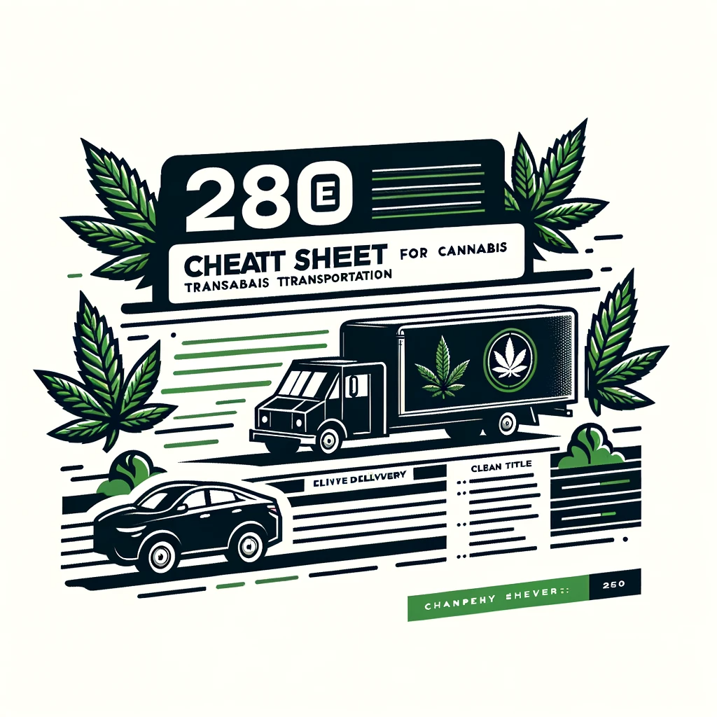 280e Cheat Sheet For Cannabis Transportation