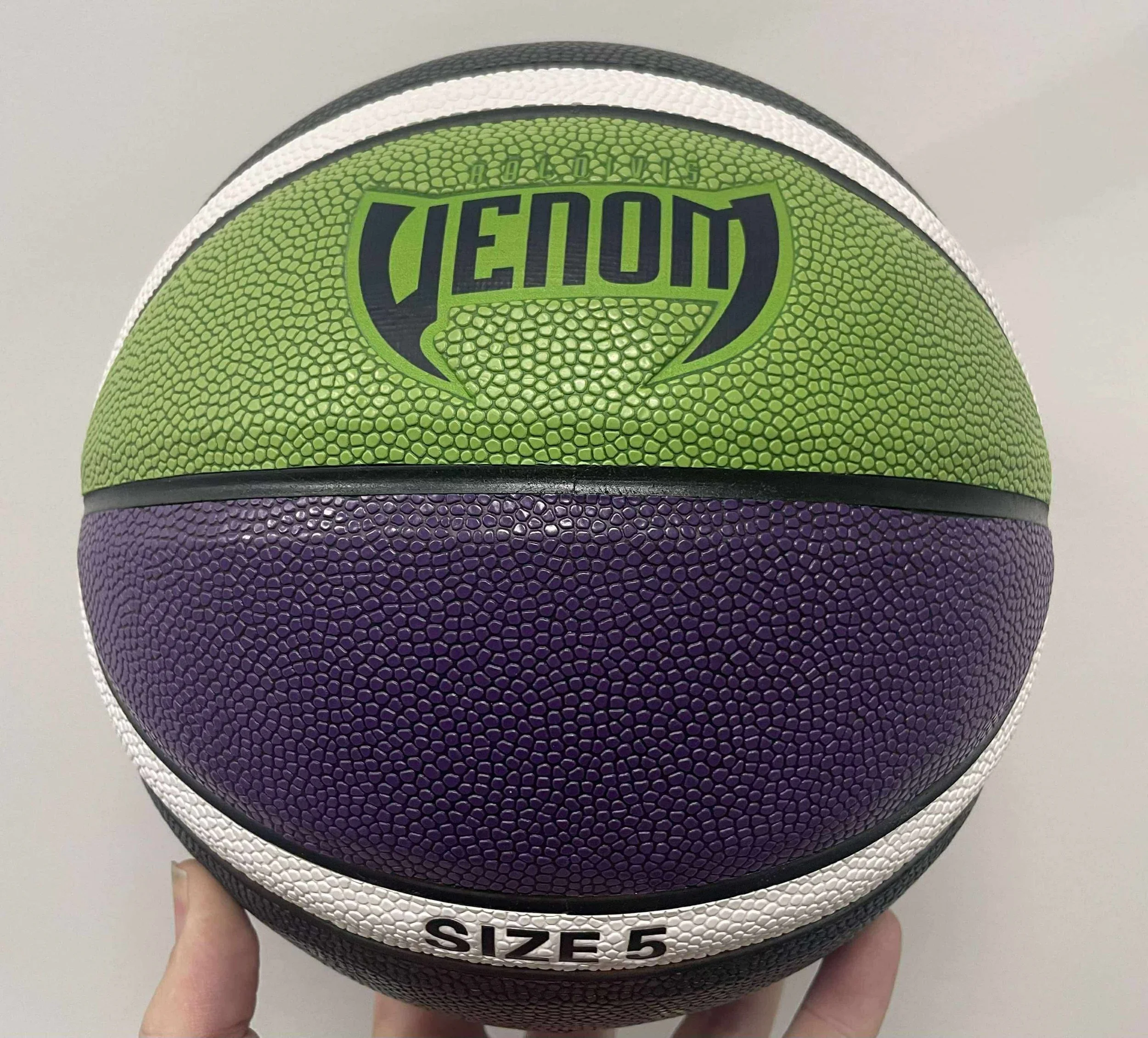 Basketball - Venom Logo - Black/Green/Purple/White