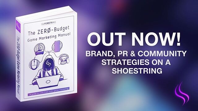 📢 O U T  N O W .
The Zero-Budget Game Marketing Manual; Brand, PR and community strategies on a shoestring. .
#gamedev #indiedev #marketing #brand #pr #community #indiegames #indiegame #indiegamedev #linkinbio