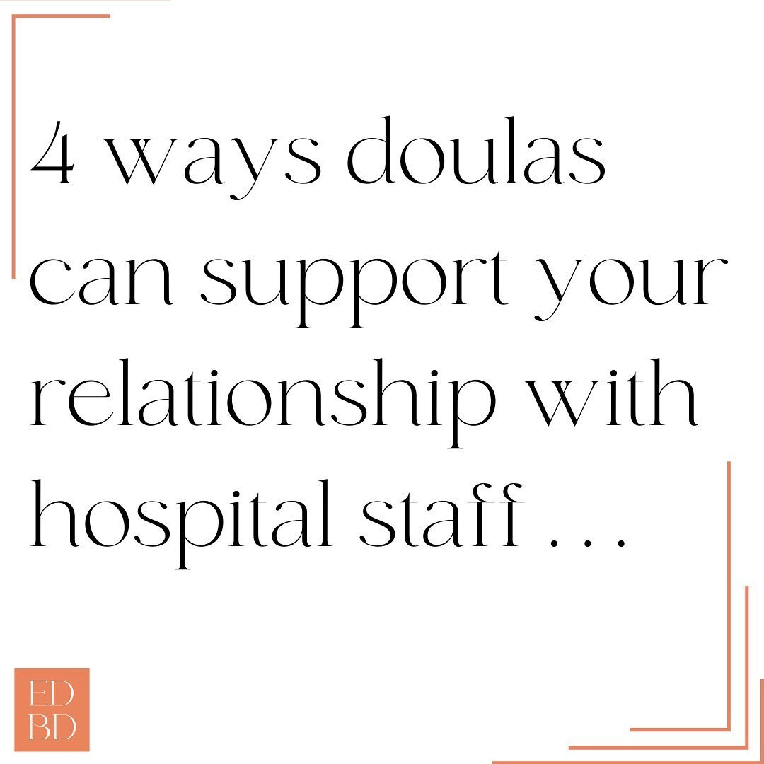 4 ways doulas can support your relationship with hospital staff✨
These are some of the things I do⬆️
🌿I know I have nurses and midwives seeing this post, and I am curious what you might add to this list, so comment below&hearts;️