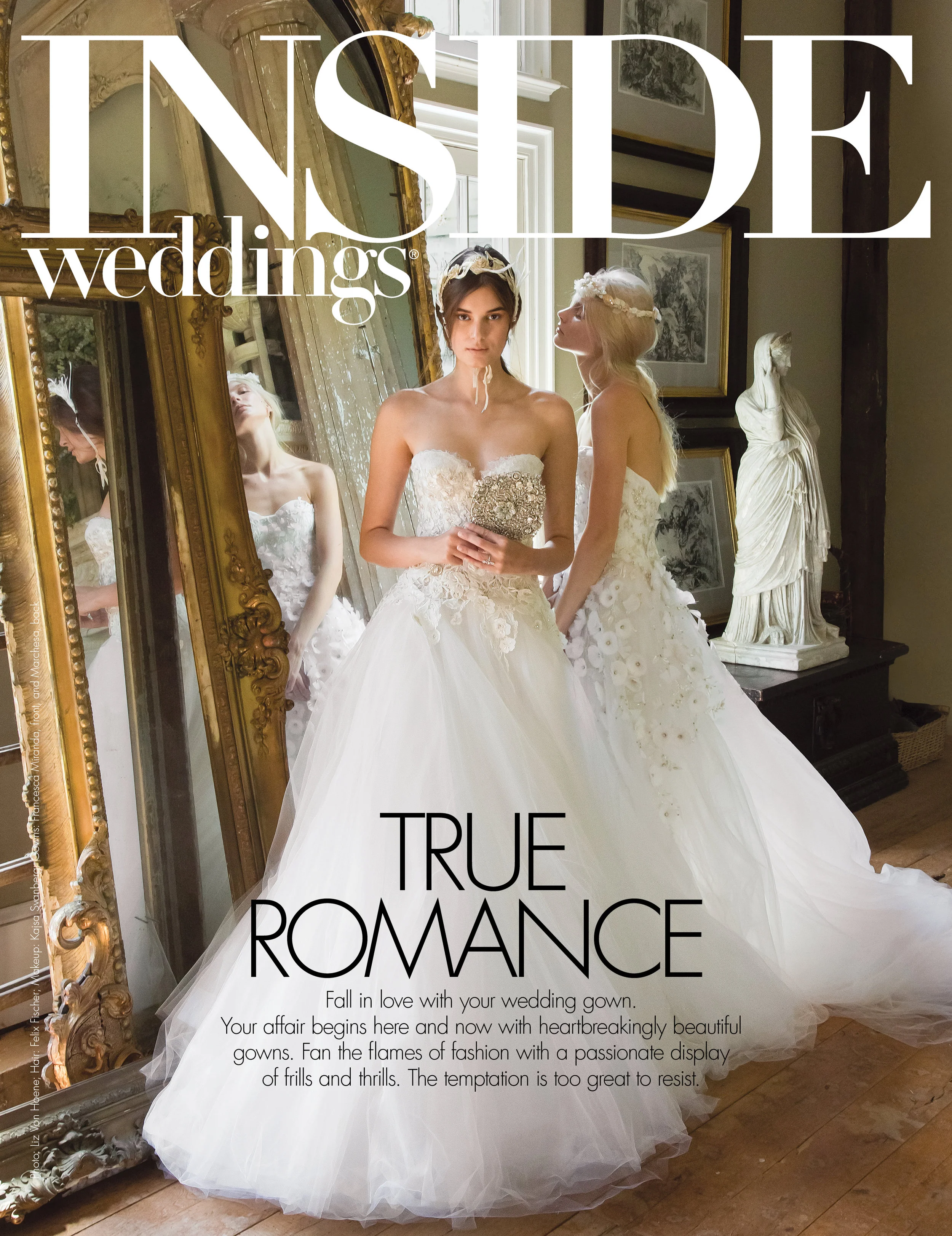 copywriting / inside weddings magazine