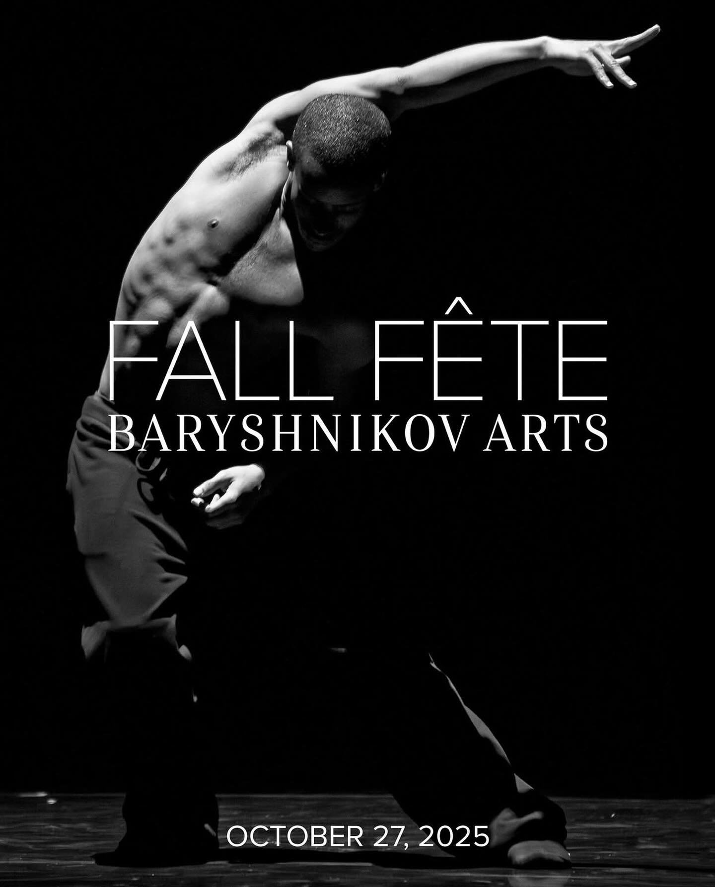 #repost @baryshnikovartscenter 
Join us on October 27 to celebrate two decades of supporting emerging and renowned dancers, musicians, and interdisciplinary artists.
photo of Jonathan Alsberry, Aszure Barton &amp; Artists