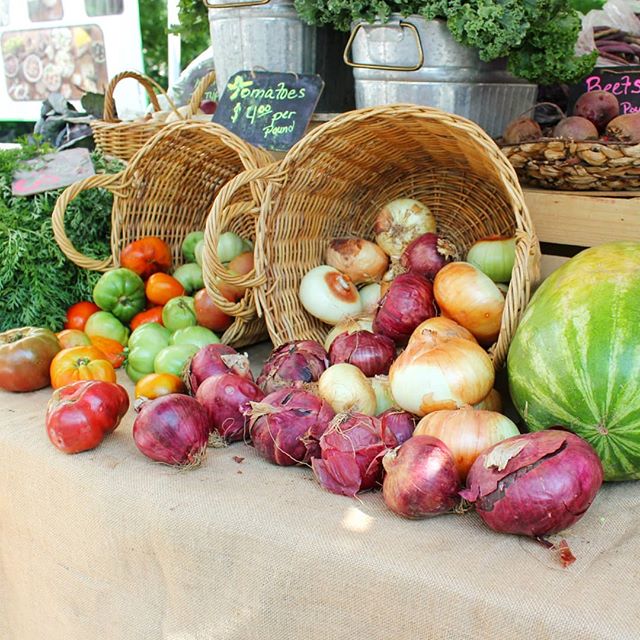 #Protip for navigating a farmer's market like a chef: DON'T shop for a specific recipe. Check out my IG stories today to find out why and for more pro tips from Chef Nick Anderson of City Winery (@citywineryatl). Are you planning a trip to a farmer's