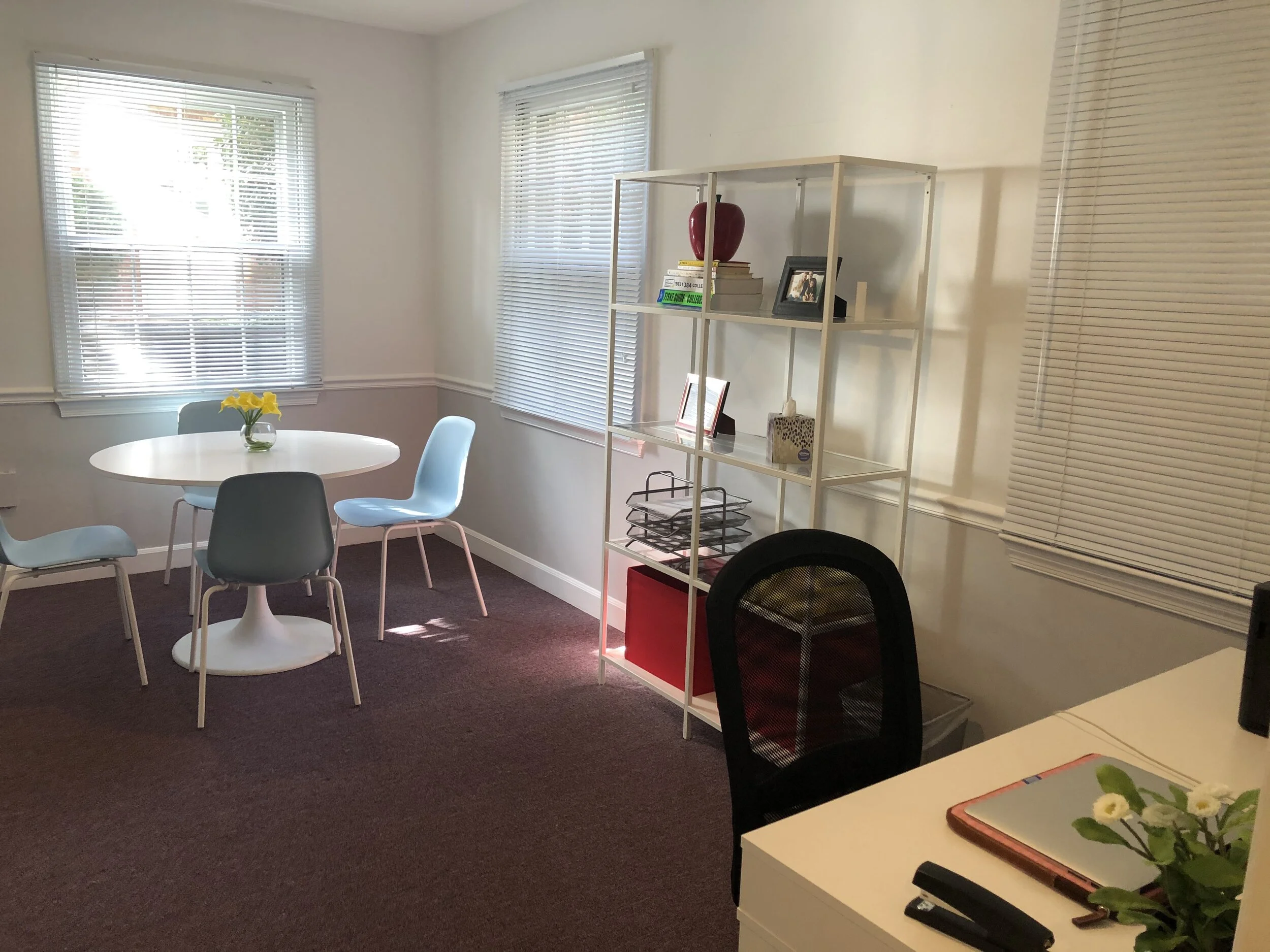 There’s the shelf again - I love it! Ikea Vittsjo. Every piece of furniture in this room is from Ikea. It has all held up pretty well despite being heavily used.