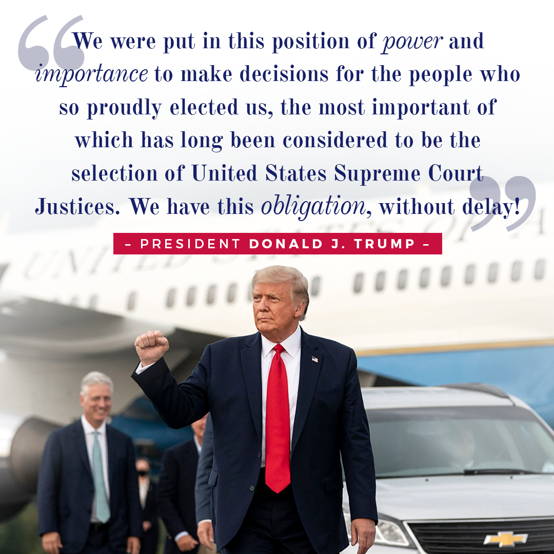 Why President Trump Should Announce a SCOTUS Nominee