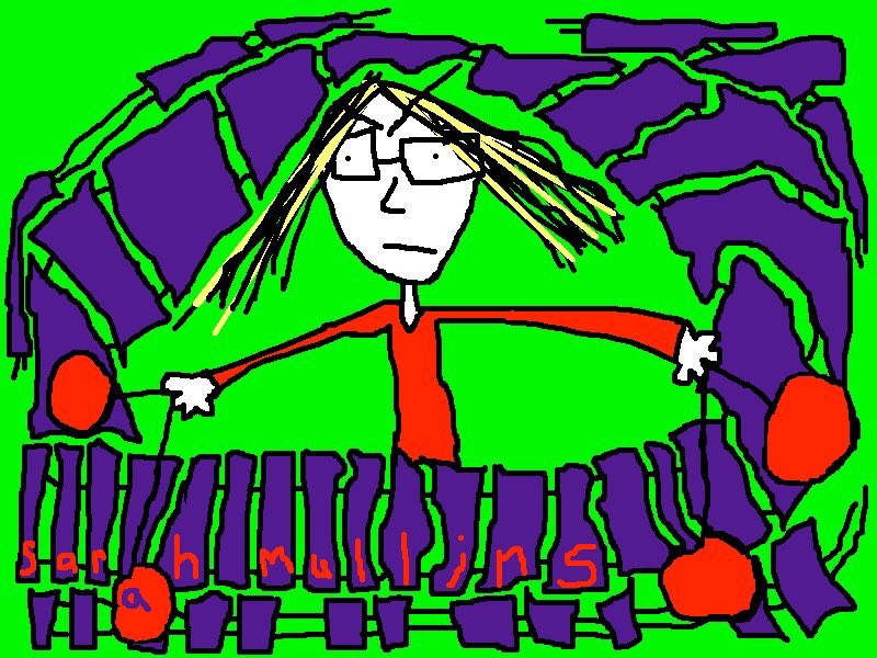 Microsoft Paint Self-portrait
