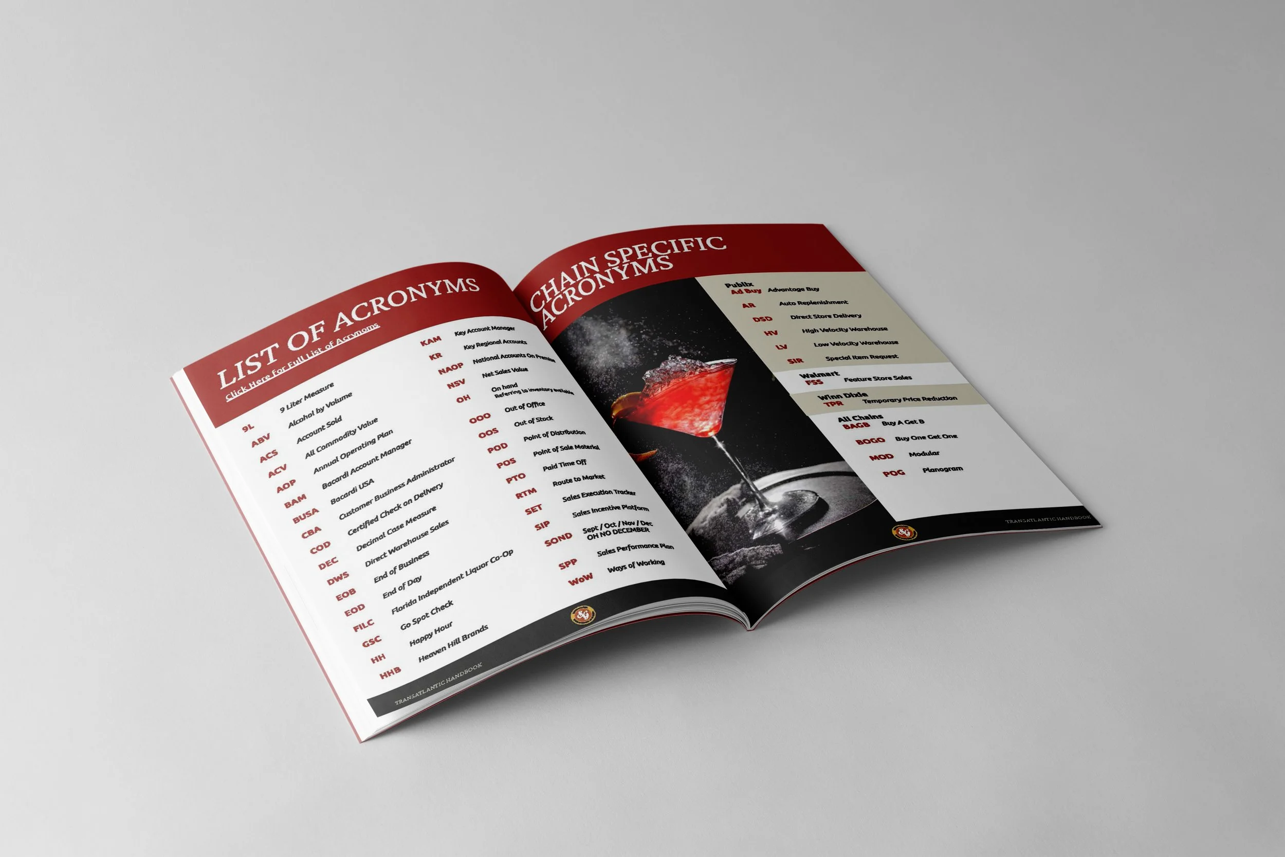 list of acronyms for SGWS transatlantic book