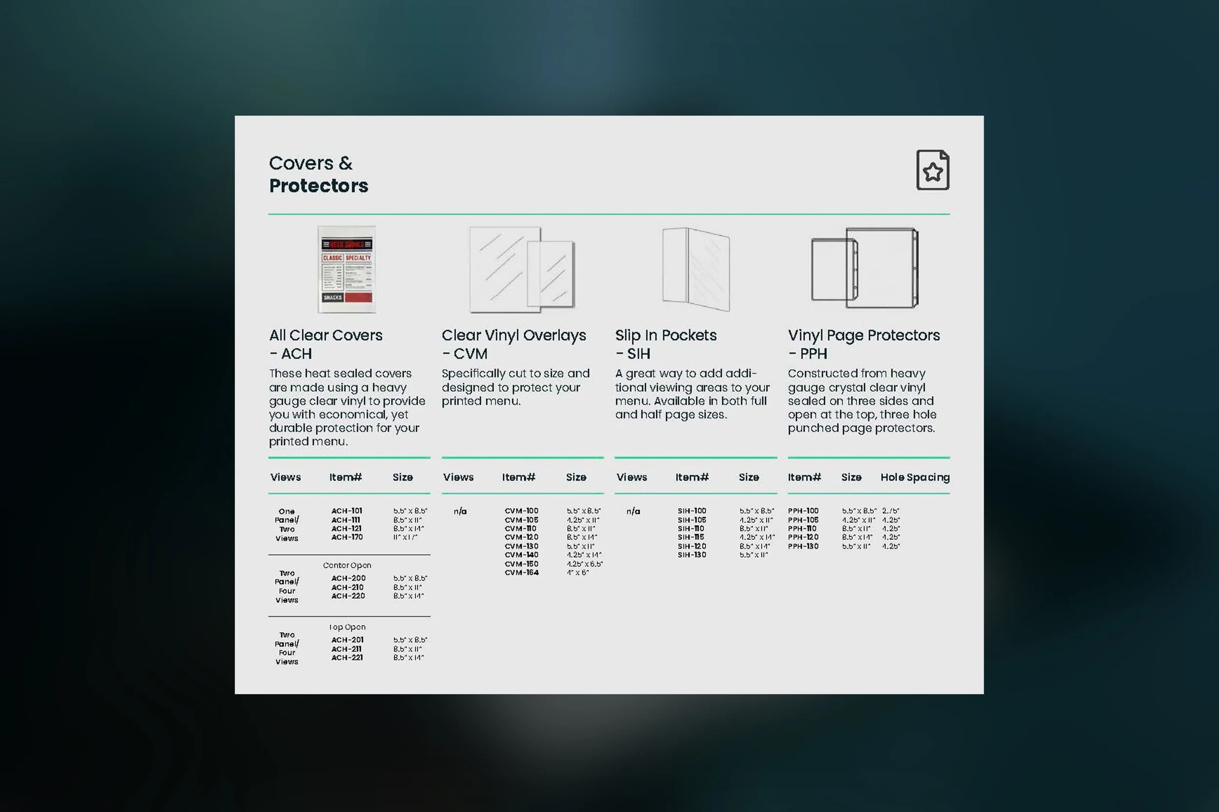 covers and protectors for hyble's product catalog