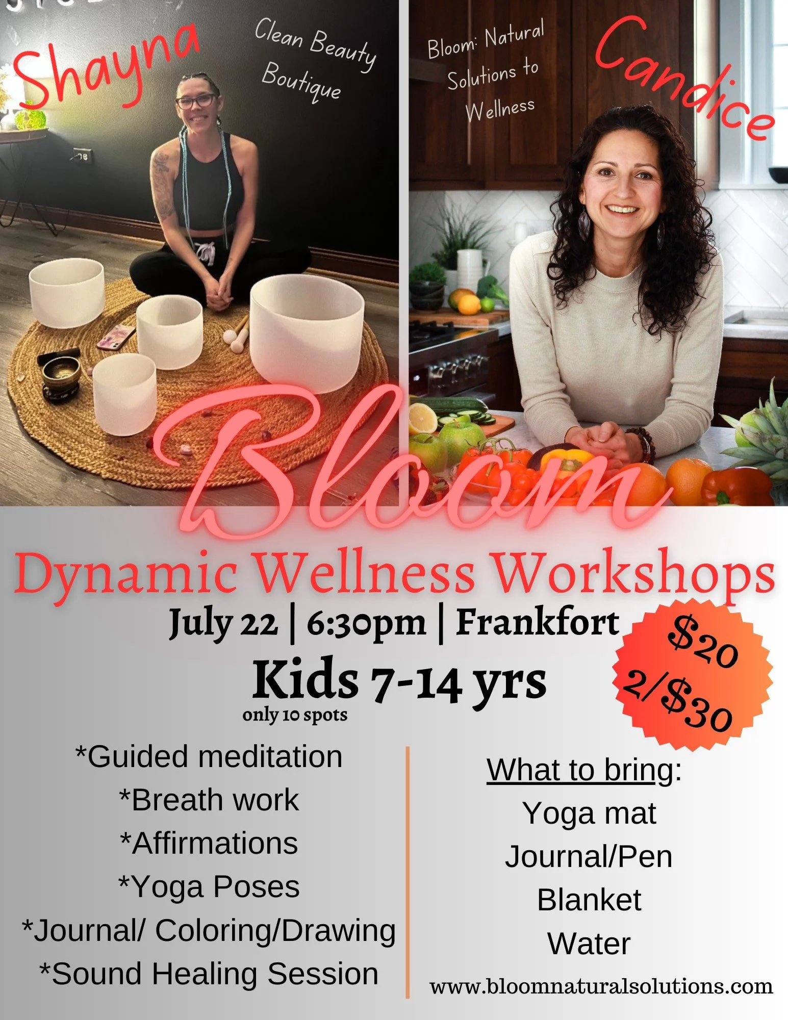 CHANGE IN AGE GROUP Dynamic Wellness - Kids 7-14