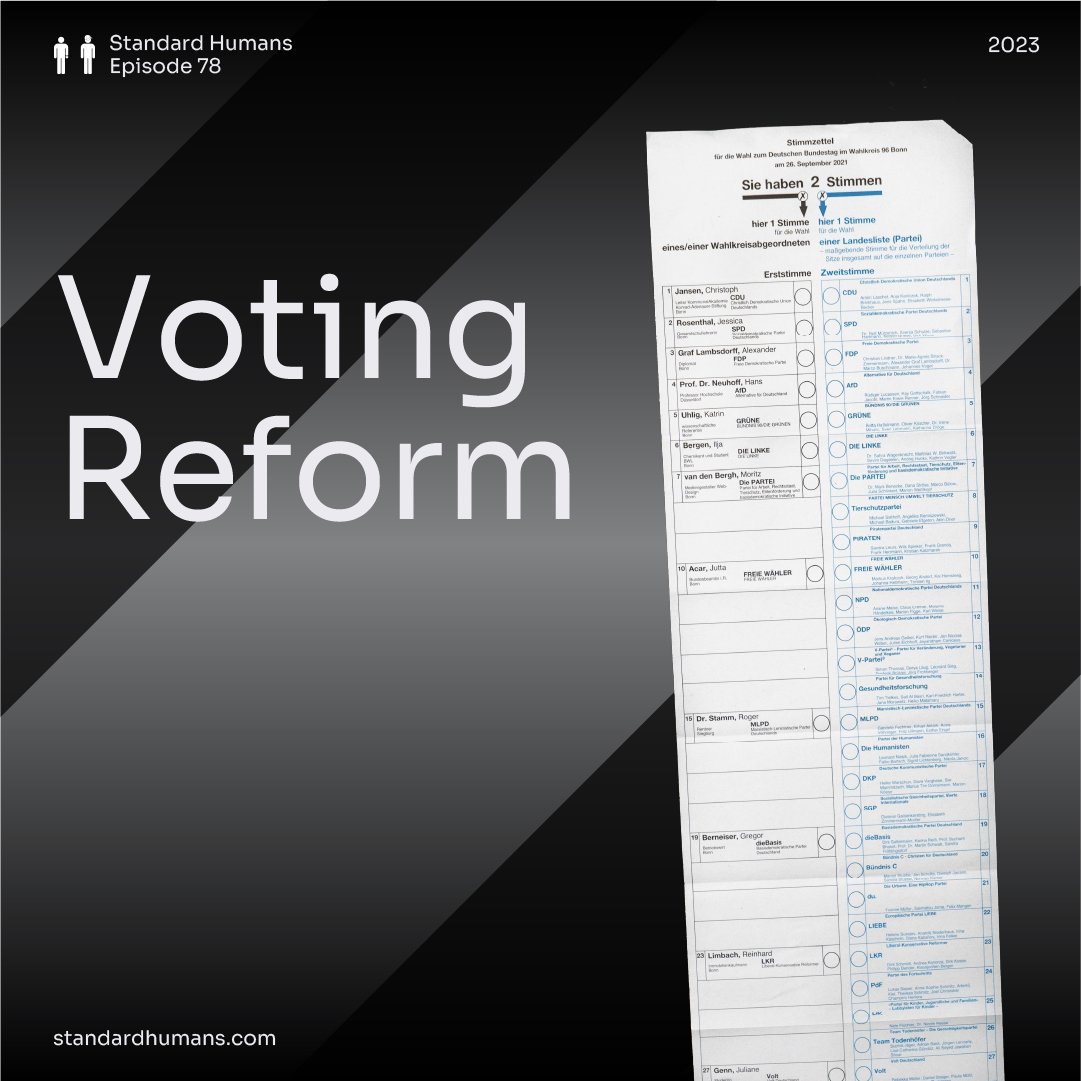 SH78: Democratising Democracy: The Case for Voting Reform