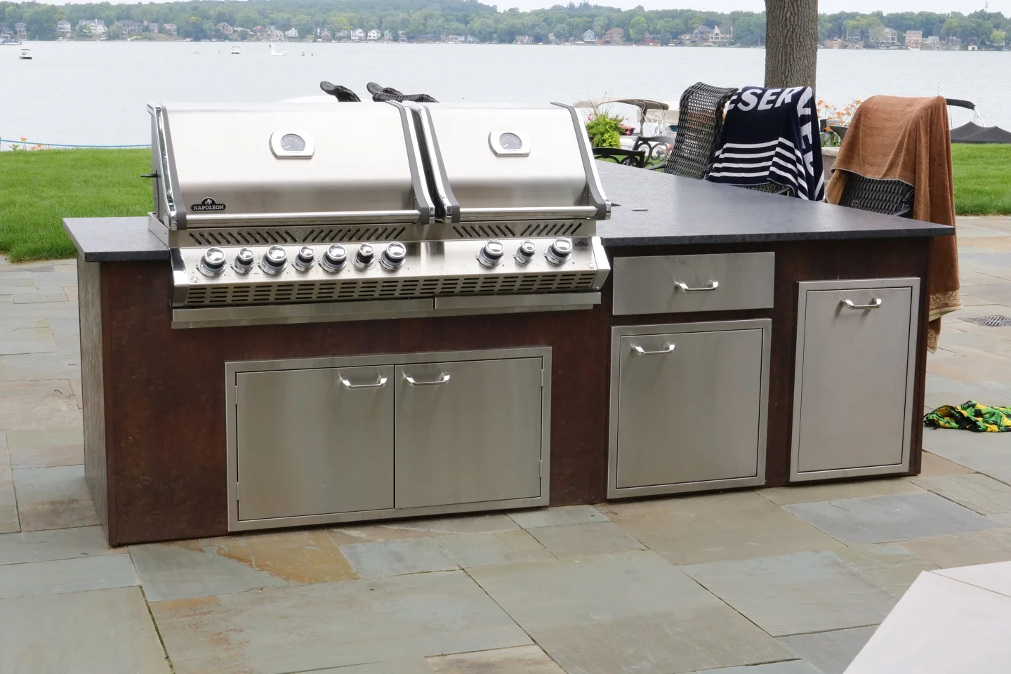 Outdoor Kitchen Se Michigan Grosse Pointe Brighton Novi Birmingham Mi Troy Clogg Landscape Associates