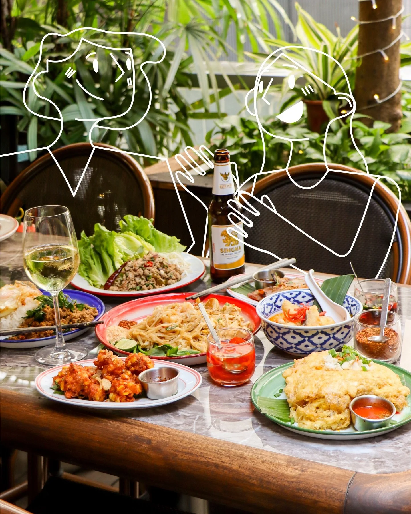 Your Weekend Rhythm: Eat, Sip, Repeat. 🥁🍹

For $398 / person, embark on a culinary journey starting with our signature sharing starters&mdash;from smoky pork neck to refreshing pomelo salad rice paper rolls.

Choose your headliner from our authenti