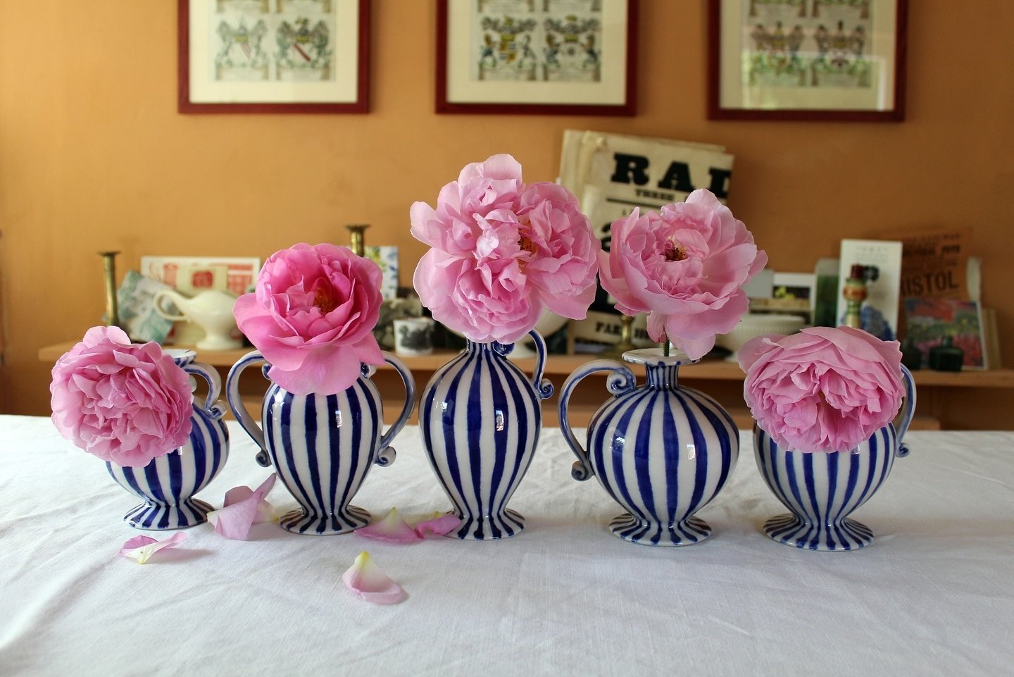 It&rsquo;s been such a treat to see my pots in @sean_anthony_pritchard wonderful new book Outside In, A year of growing and displaying. Sean commissioned these little vases from me a while back now and it was a fun process trying to figure out a mini