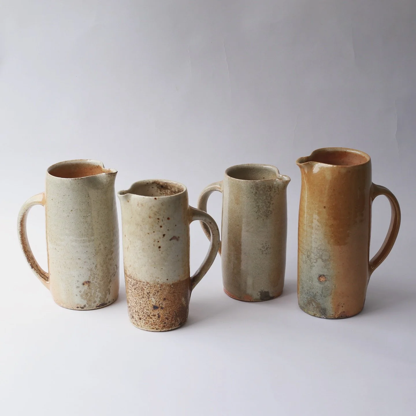 A collection I&rsquo;m so excited to finally share with you in my upcoming shop update &mdash; this Monday at 7pm.
These are my wood-fired pots, created and fired this summer in Dartmoor over 86 intense hours.
Some truly special pieces emerged from t