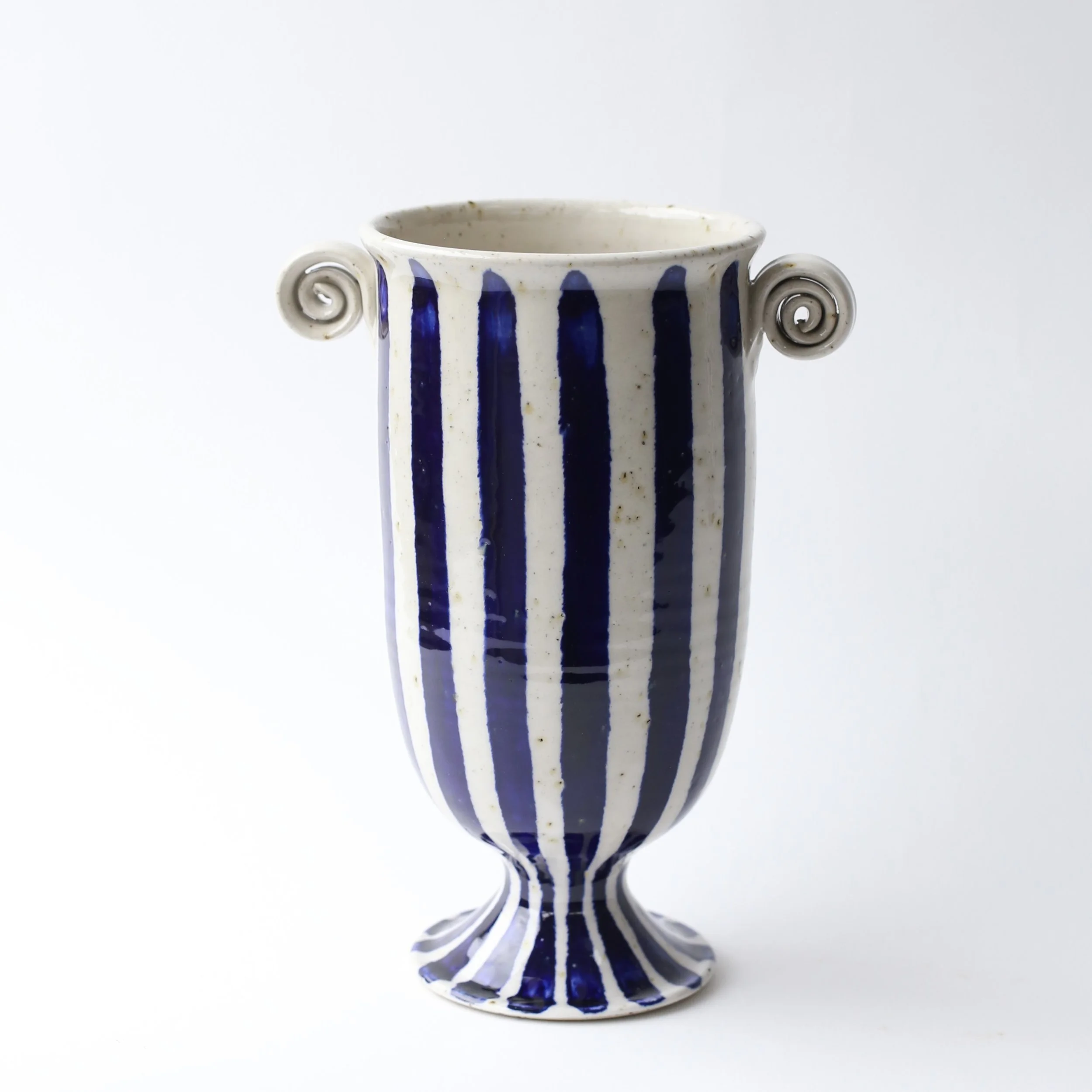 Large Striped Vase