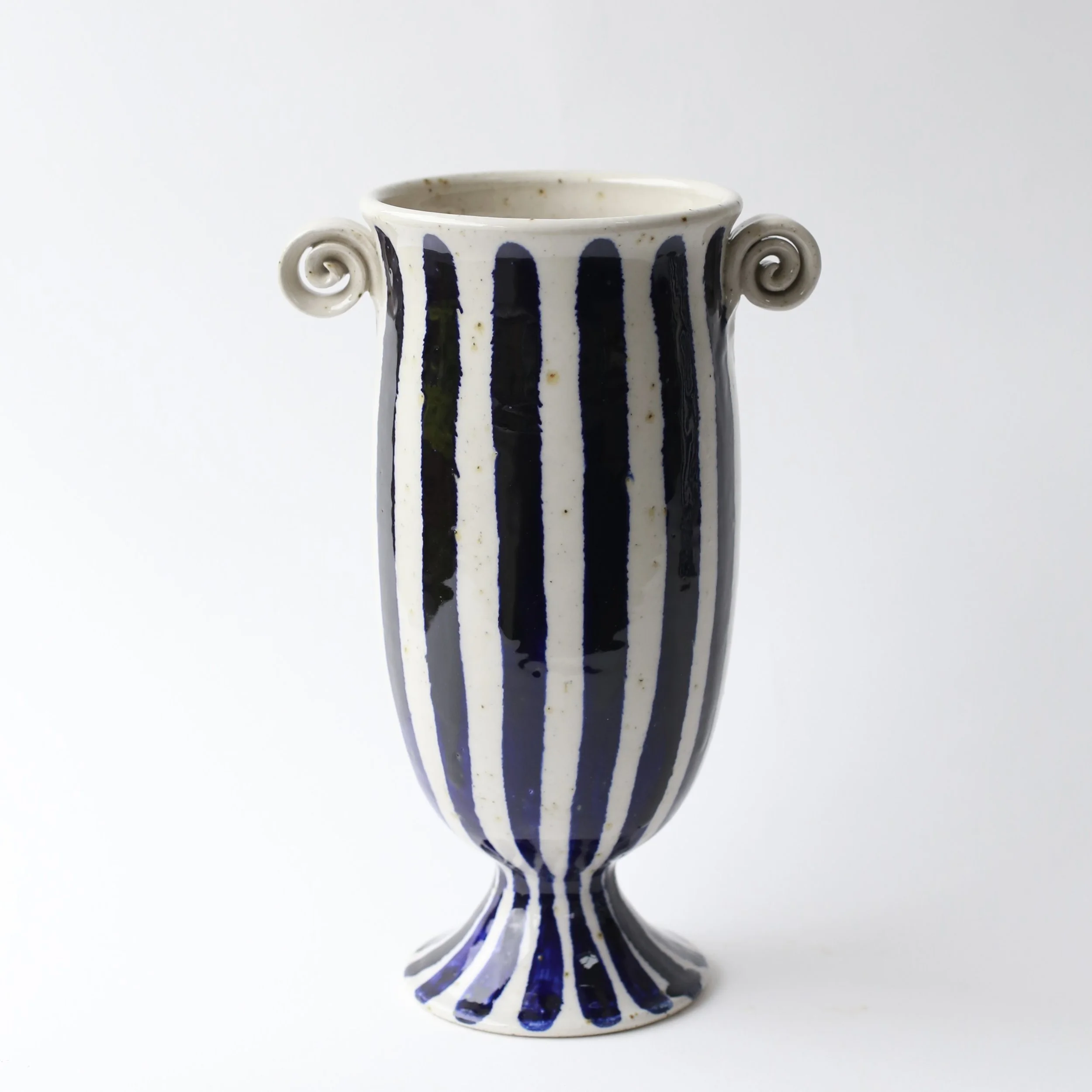 Large Striped Vase