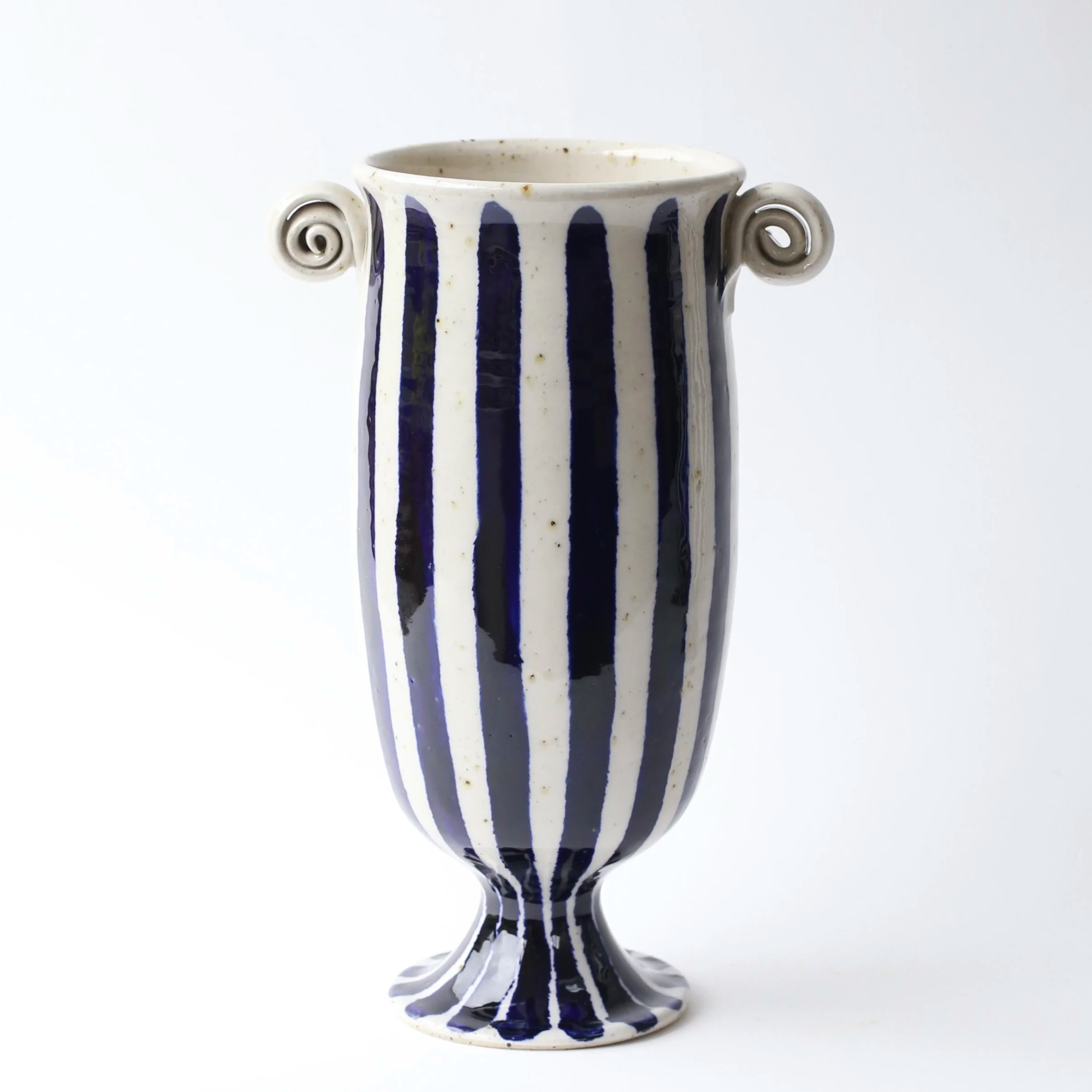 Large Striped Vase