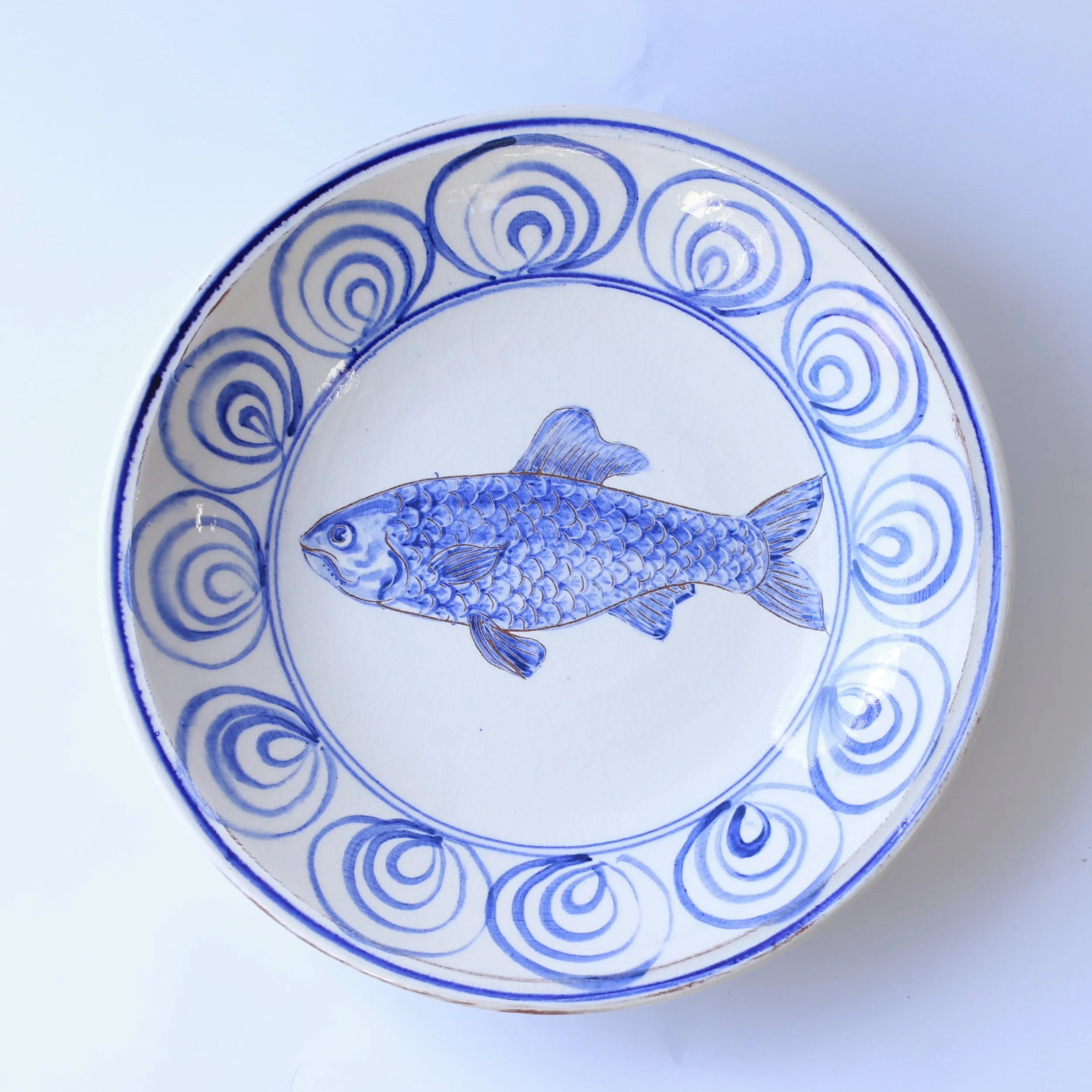 Terracotta Fish Plate (decorative)