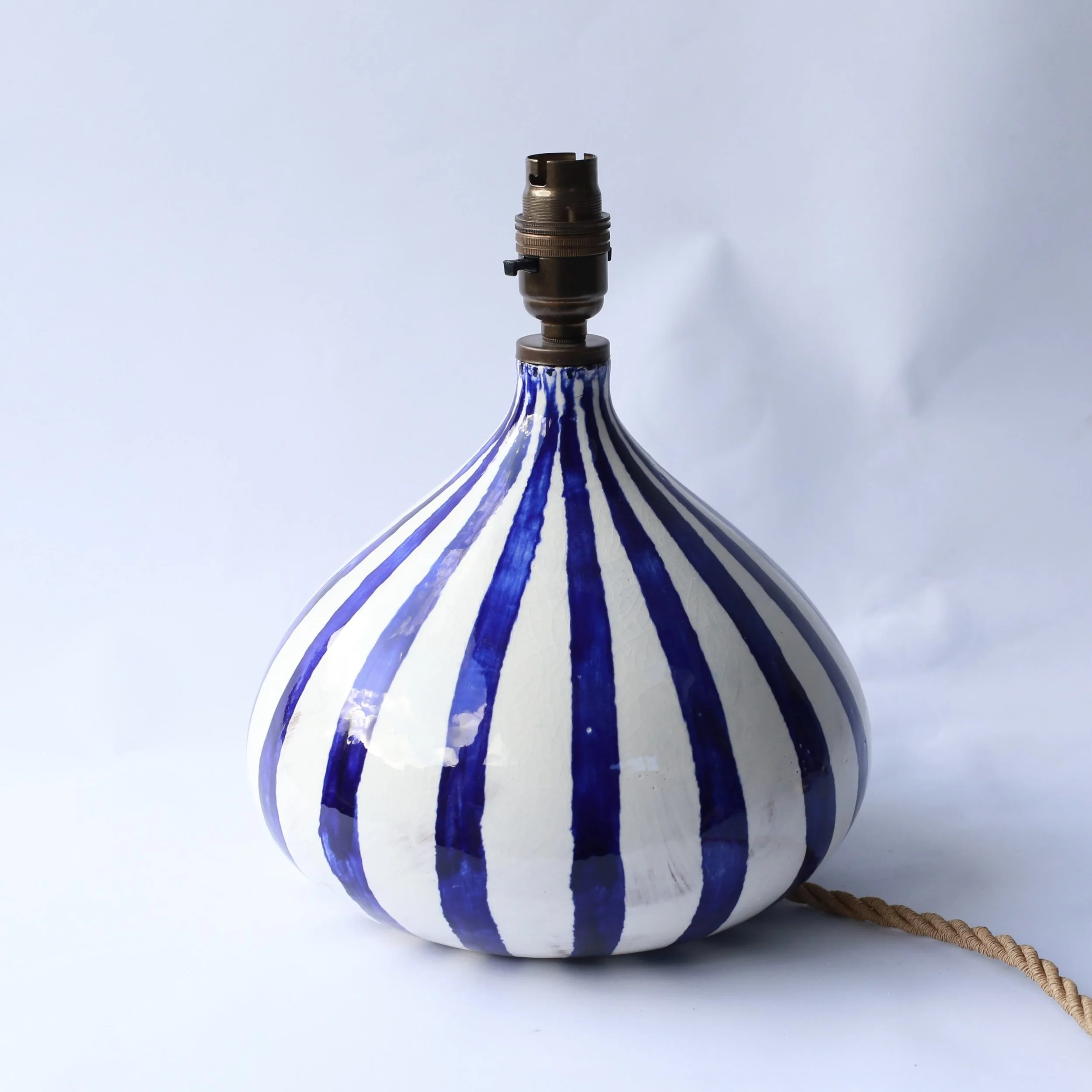 Striped Lamp Base