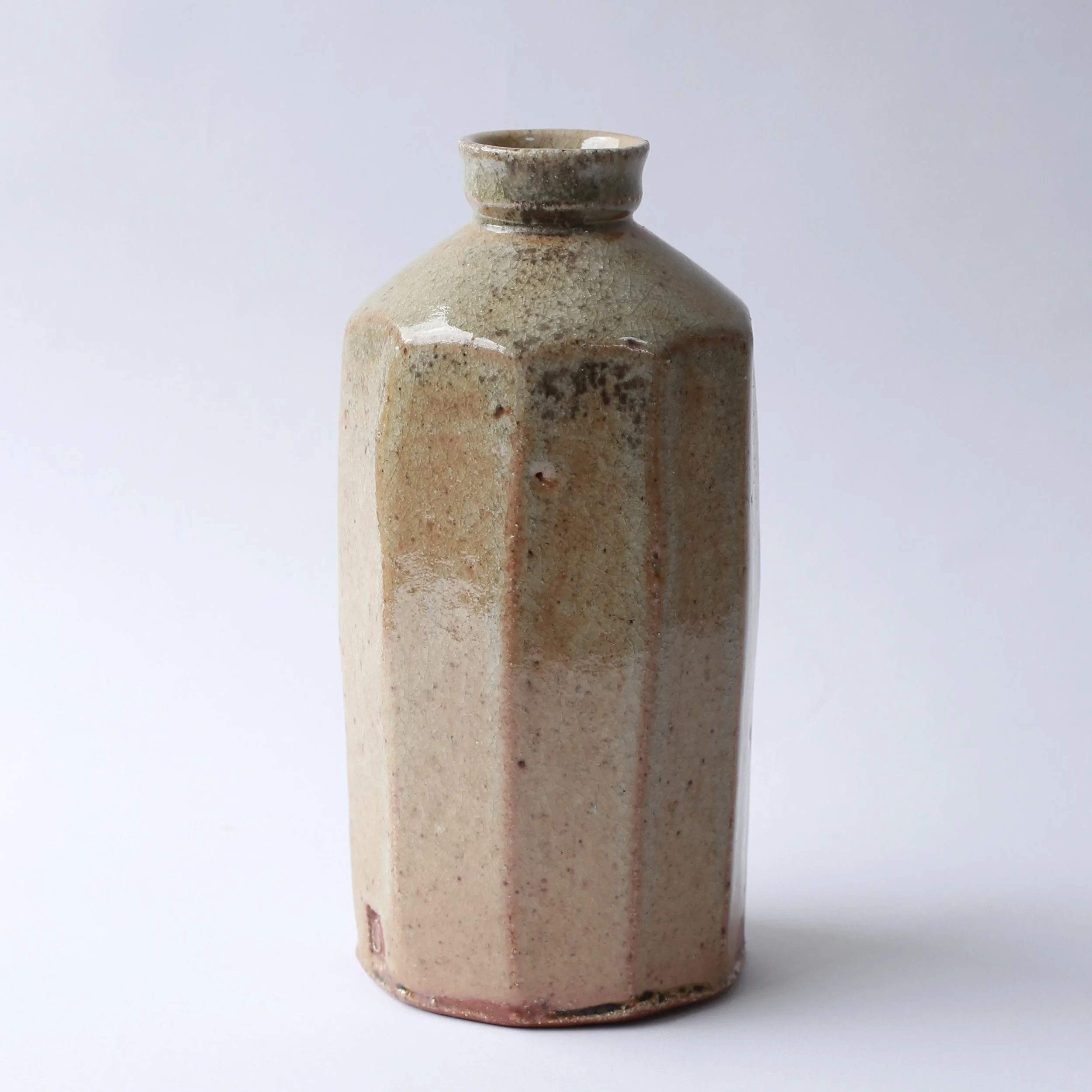 Wood Fired Bottle Vase