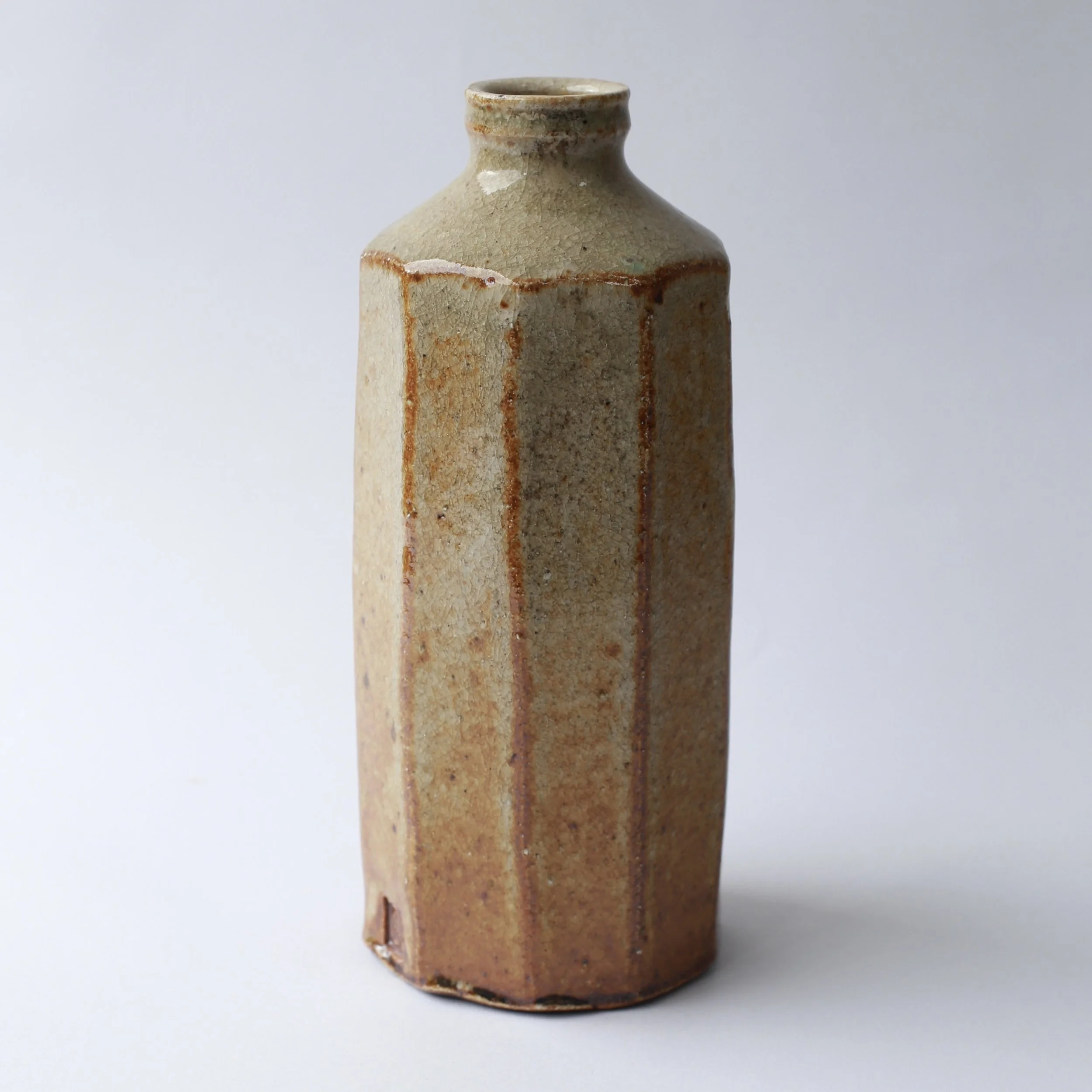 Wood Fired Bottle Vase