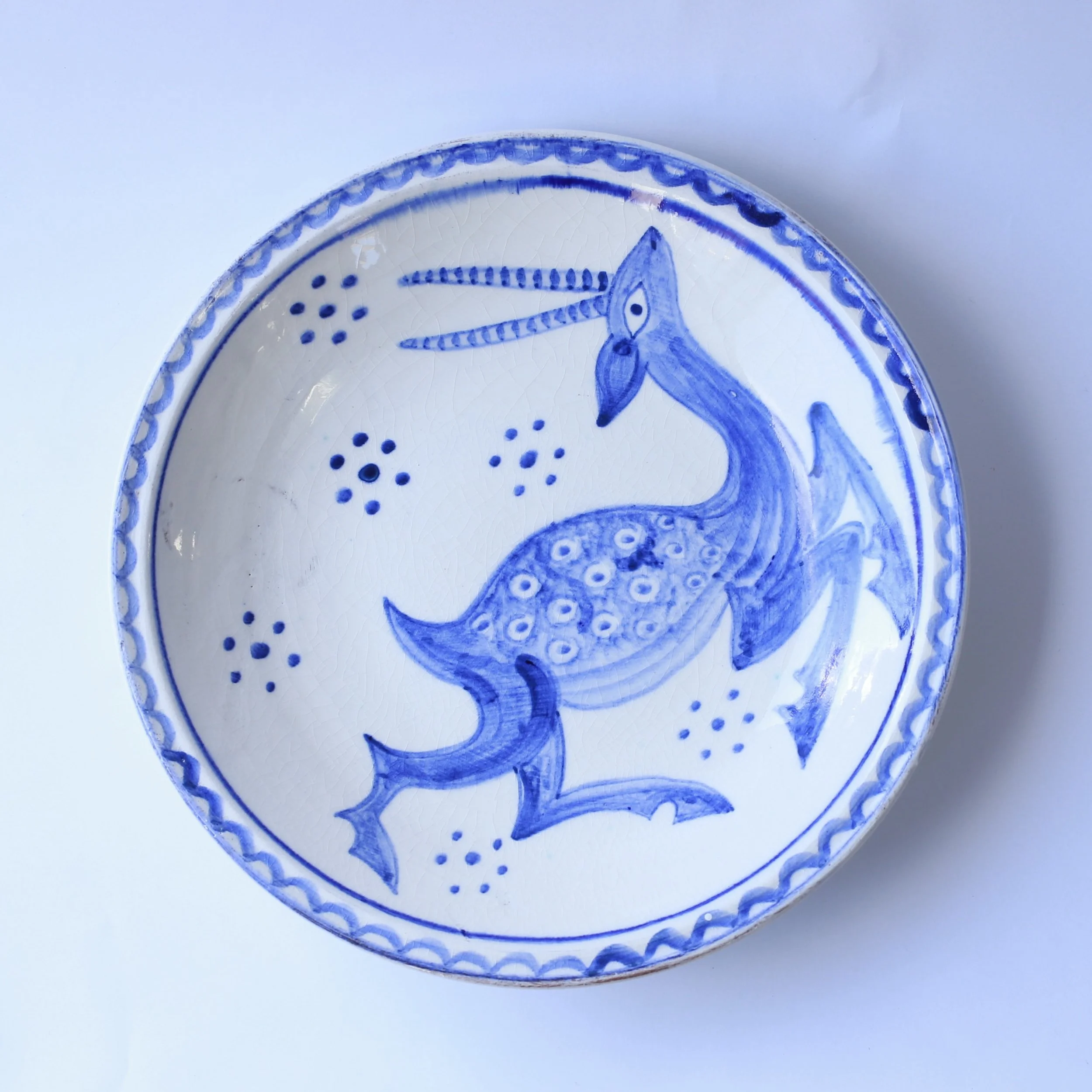 Terracotta Faun Plate (decorative)