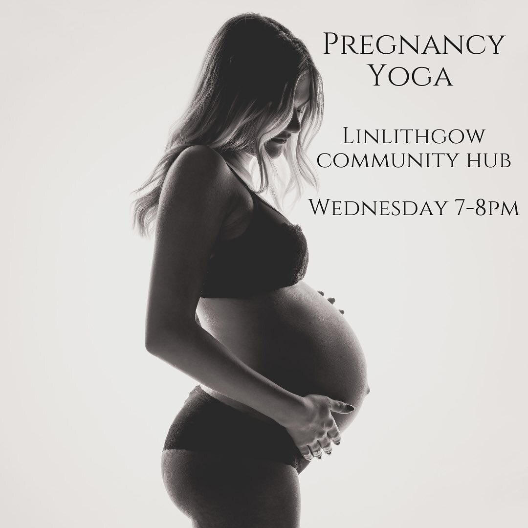 Pregnancy Yoga Classes in Linlithgow 

Beginning 19th April, I&rsquo;ll run these classes FORTNIGHTLY on Wednesdays, 7-8pm at Linlithgow Community Hub (old library)

Suitable for trimesters 2-3, these classes are sold in blocks of 5. Any classes not 