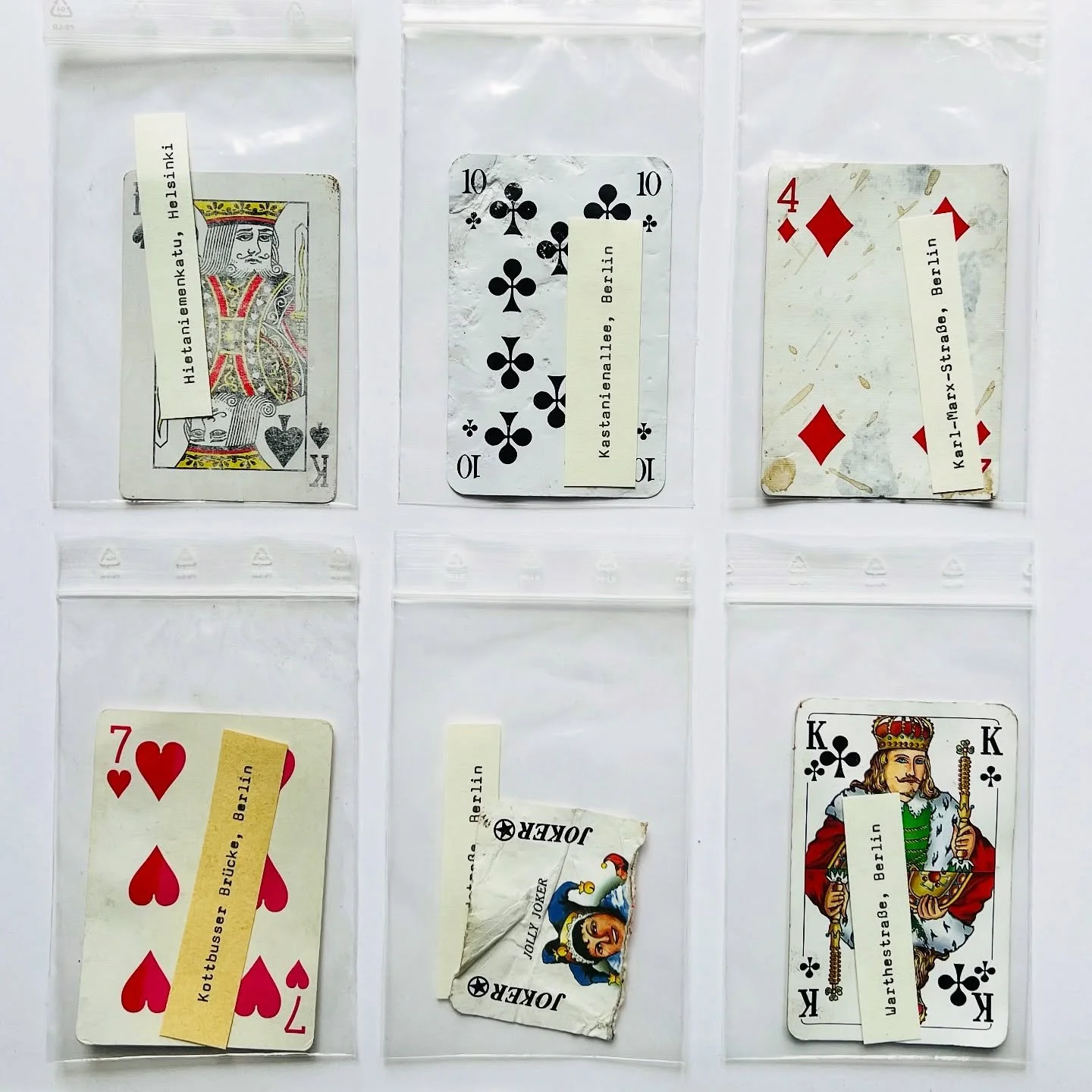 The cards we are dealt with.